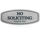 No Soliciting Thank You Sign, (SI-1553)