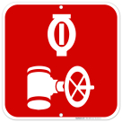 Automatic Sprinkler Control Valve Sign