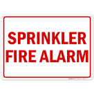 Sprinkler Fire Alarm Sign