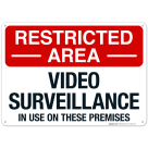 Video Surveillance In Use On These Premises Sign