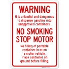 Warning No Smoking Sign,
