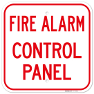 Fire Alarm Control Panel Sign,
