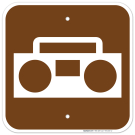 Radios Graphic Only Sign