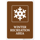 Winter Recreation Area Sign