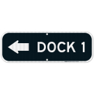 Dock 1 With Left Arrow Sign