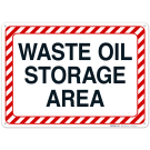 Waste Oil Storage Area Sign