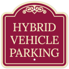 Hybrid Vehicle Parking Décor Sign